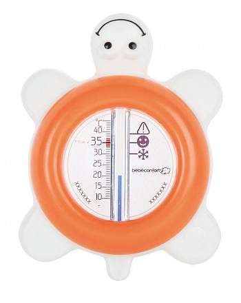 Термометр для измерения температуры воды в ванной – Черепашка, коралловая 